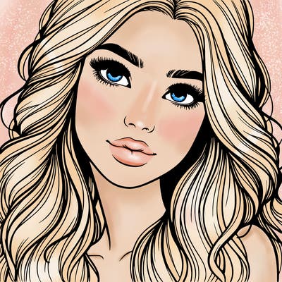 beautiful realistic girl