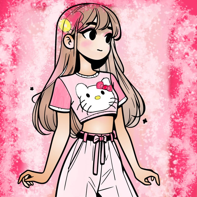 girl in a cute crop top