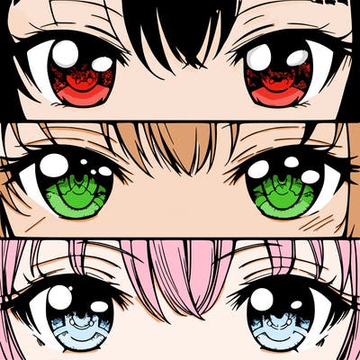 anime eyes
