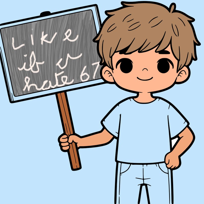 a boy holding a blank sign