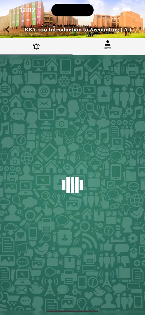 BNU CMS - BNU CMS app loading screen for Introduction to Accounting course