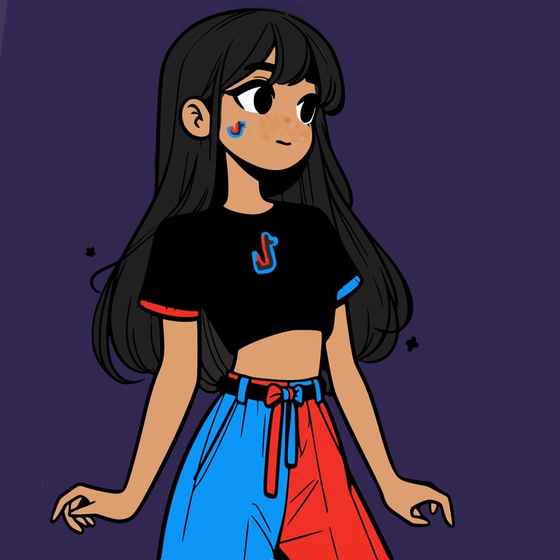 girl in a cute crop top