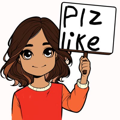 realistic girl holding up a sign