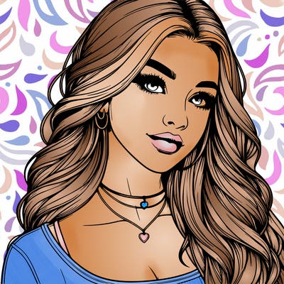 detailed realistic girl