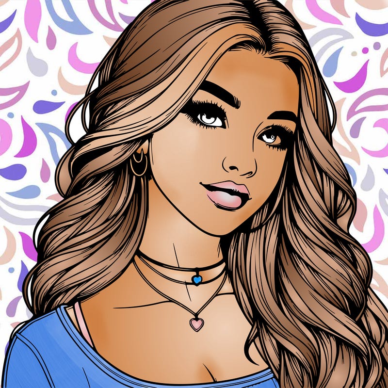 detailed realistic girl