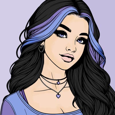 detailed realistic girl