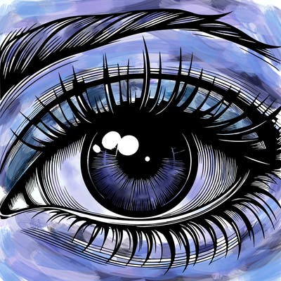 realistic eye