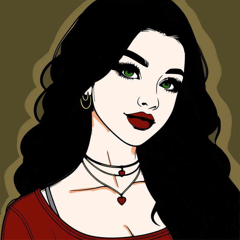 detailed realistic girl