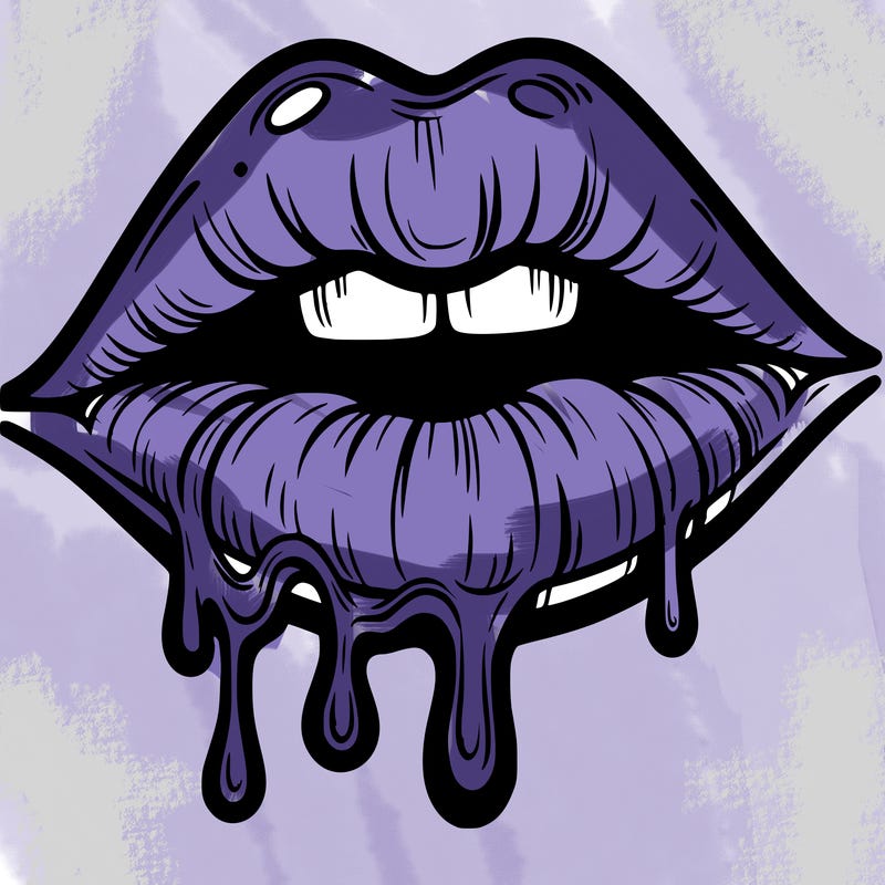 lips that look realistic and drip