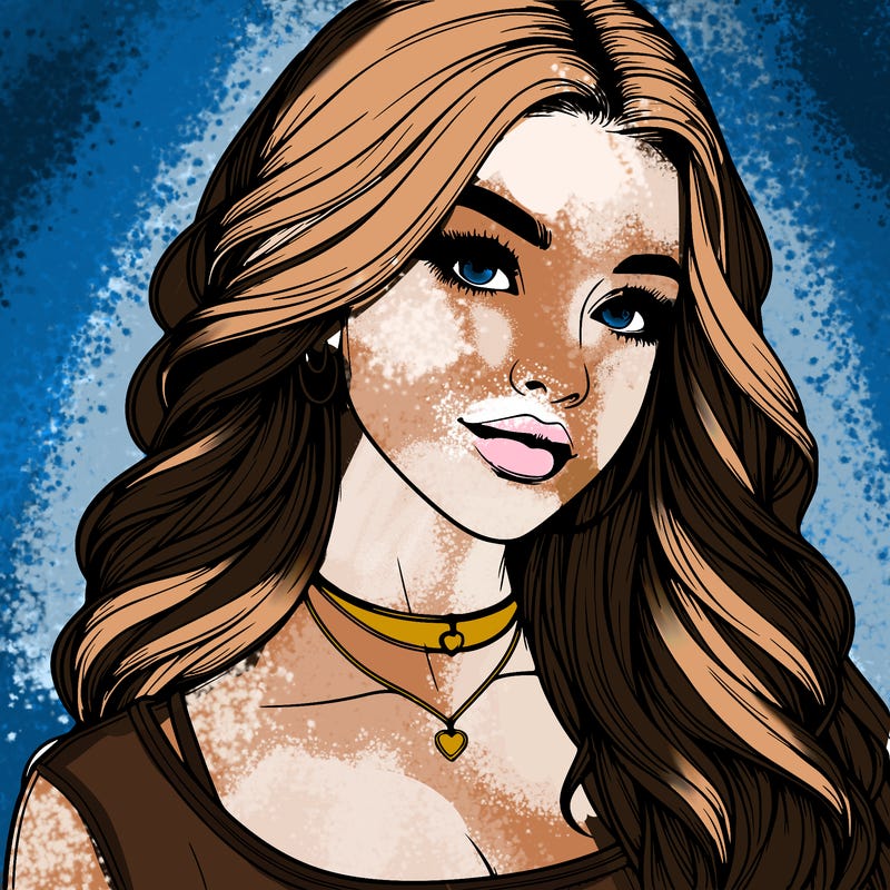 detailed realistic girl