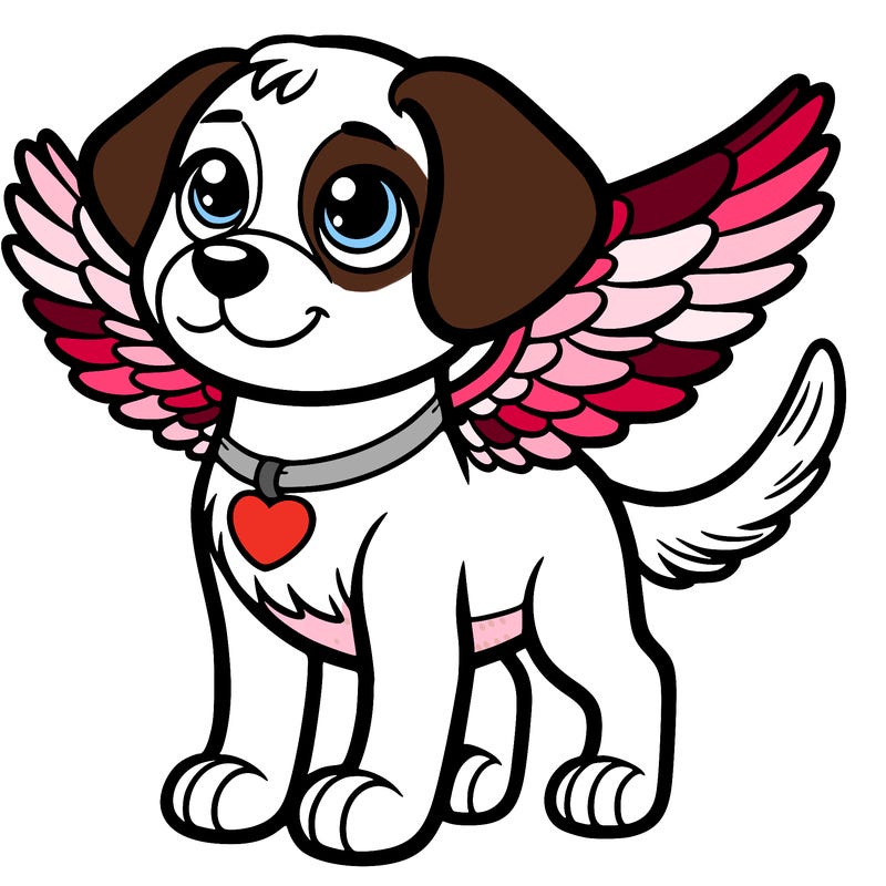 dog with wings