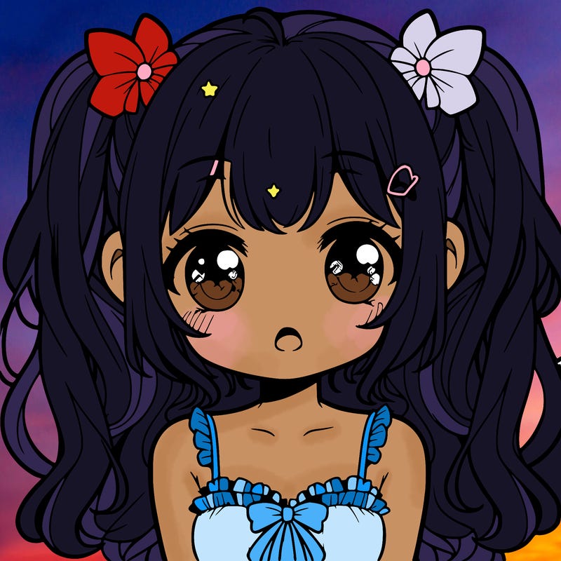 cute sweet anime girl