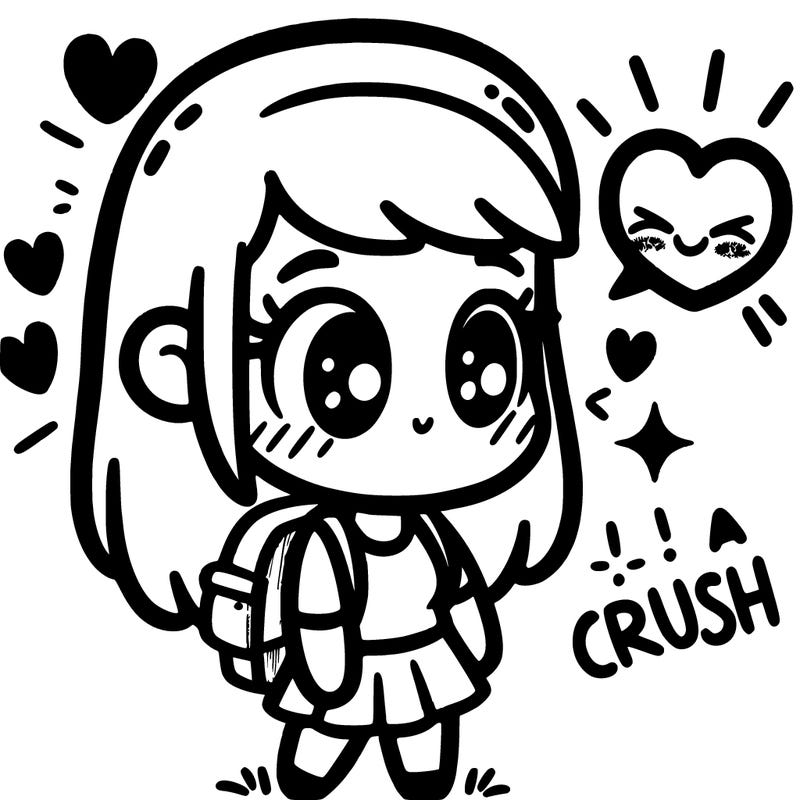 girl has a crush