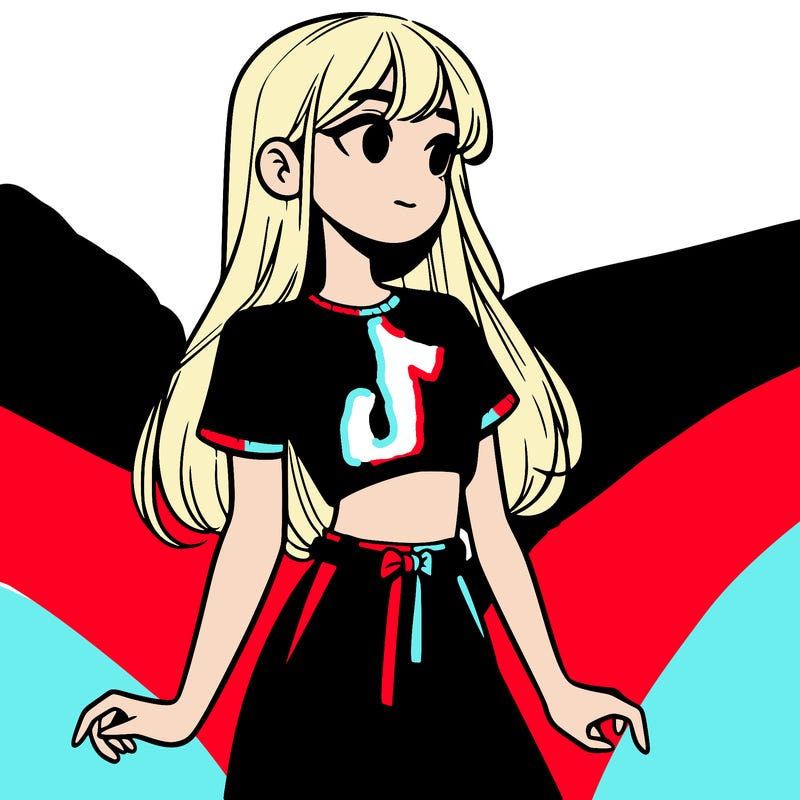 girl in a cute crop top