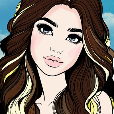 beautiful realistic girl