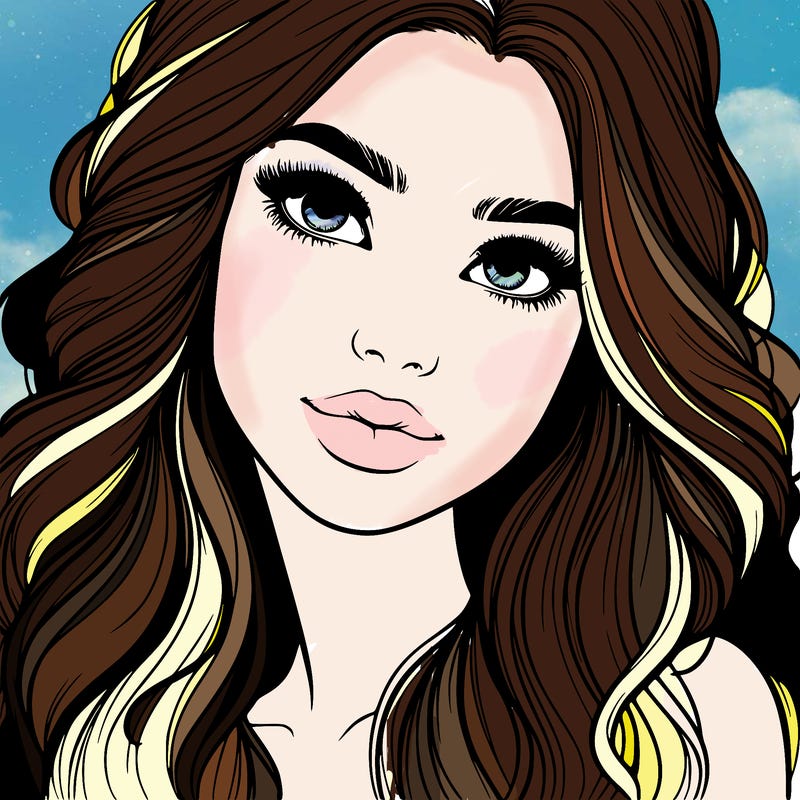 beautiful realistic girl