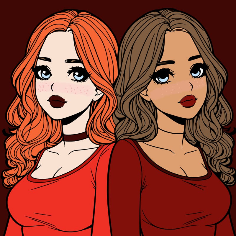 realistic twin sisters