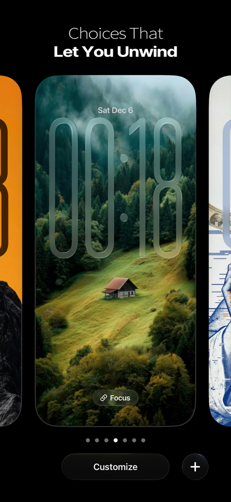 MWall – 4K Vertical Wallpapers - Aesthetic 4K vertical wallpaper of a secluded cabin in a green mountain valley with mist.