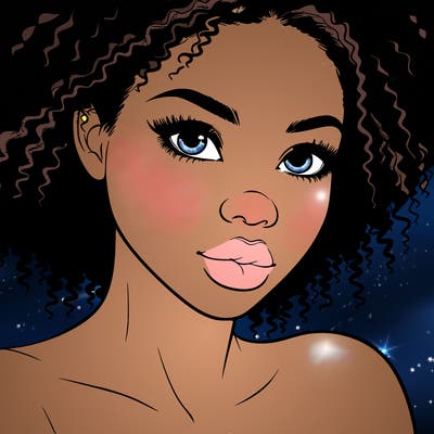 realistic black girl