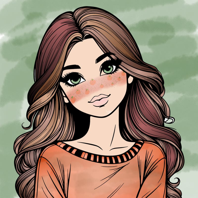 realistic beautiful girl