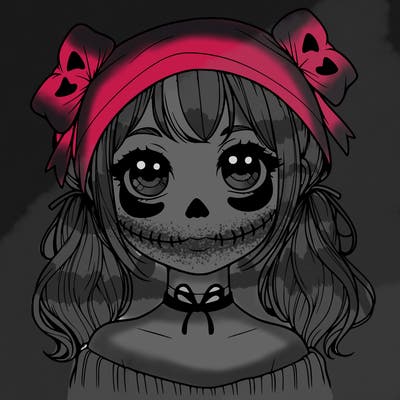 realistic girl halloween