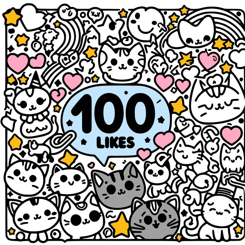 100 likes