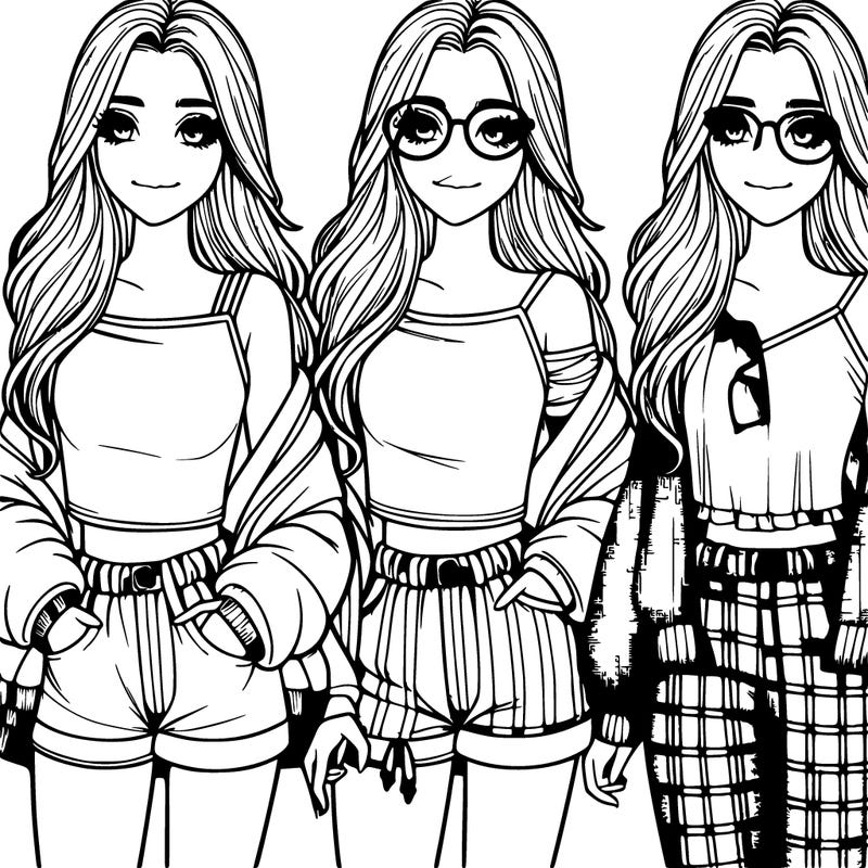 realistic popular girl