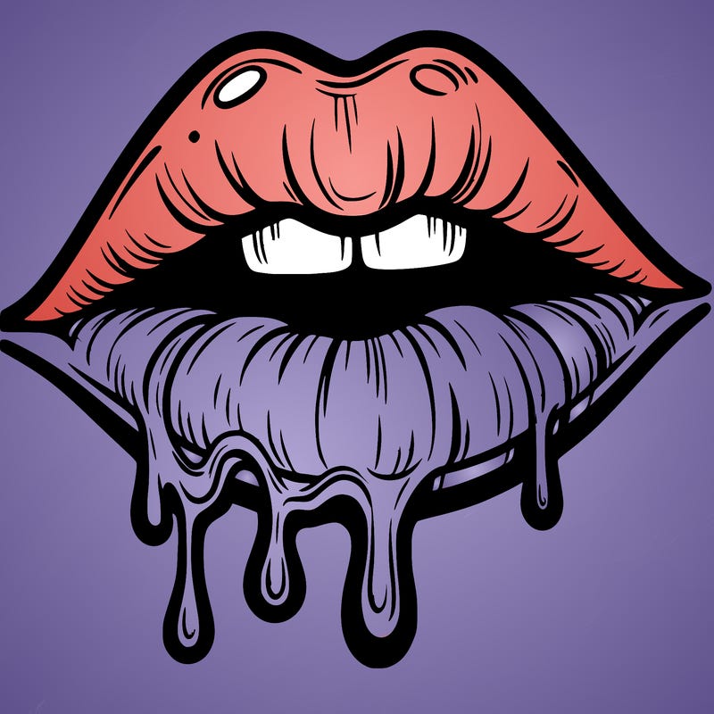 lips that look realistic and drip