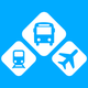 INFOBUS: Bus, train, flight