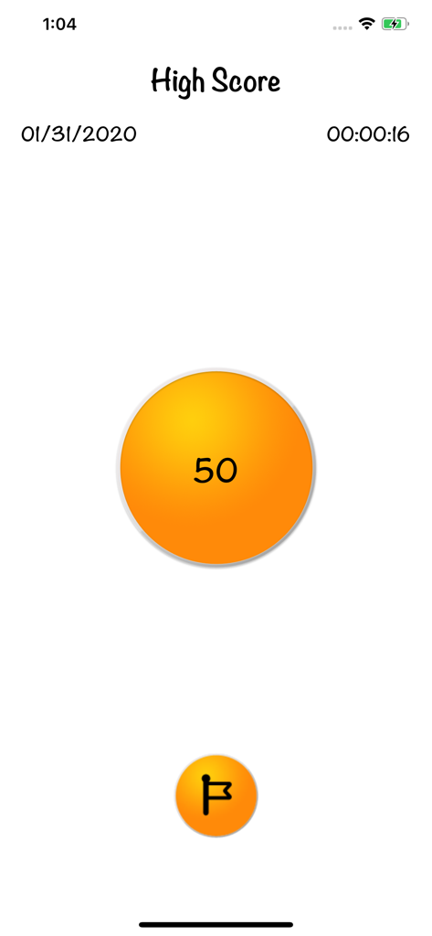 Push Ups Counter - Trainer - Écran des meilleurs scores affichant 50 pompes enregistrées dans l'application