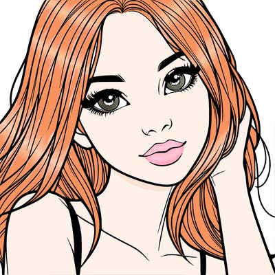 beautiful realistic girl