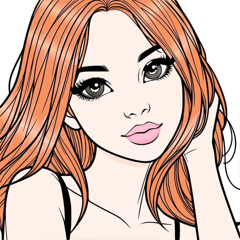 beautiful realistic girl