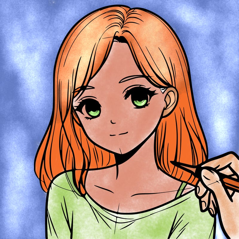 draw a realistic girl