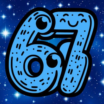the number 67