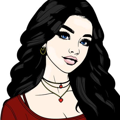 detailed realistic girl