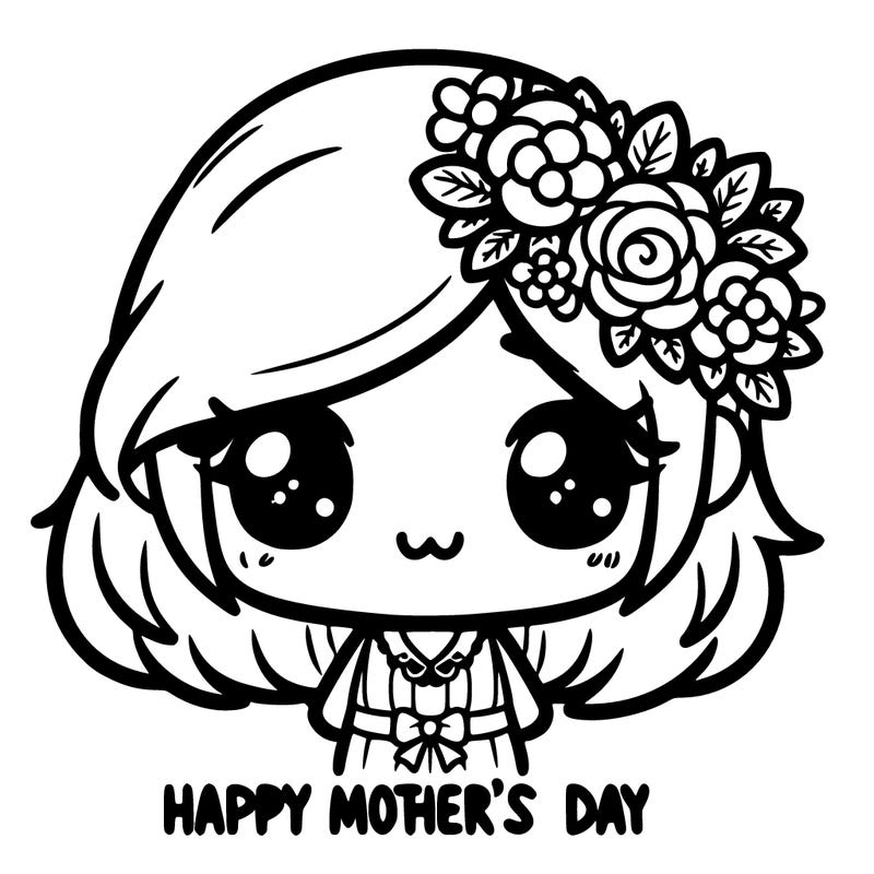 mothers day chibi drawing