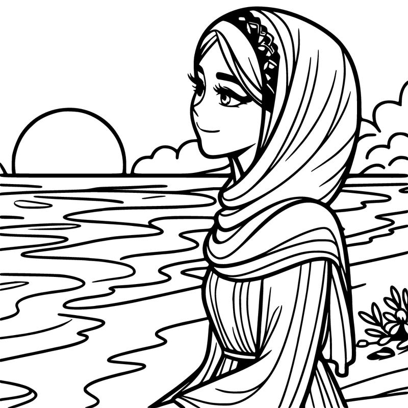 𝓰𝓲𝓻𝓵 𝓪𝓽 𝓽𝓱𝓮 𝓫𝓮𝓪𝓬𝓱 𝓲𝓷 𝓽𝓱𝓮 𝓼𝓾𝓷𝓼𝓮𝓽