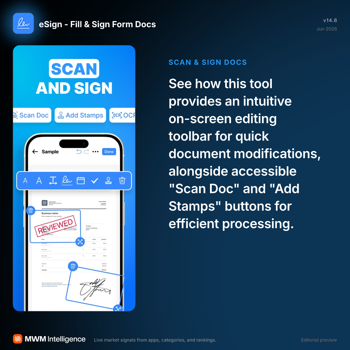 eSign - Fill & Sign Form Docs - Business App | MWM