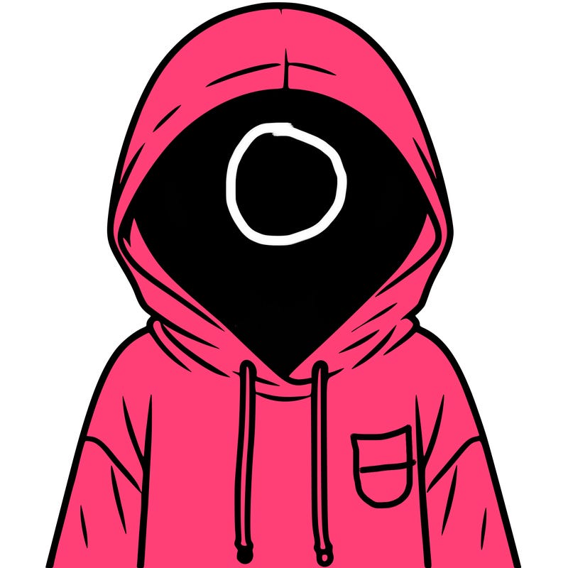 faceless girl in hoodie
