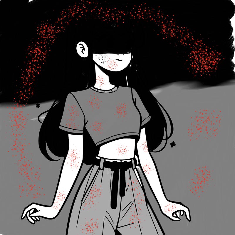 girl in a cute crop top