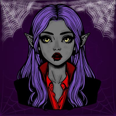 realistic vampire girl