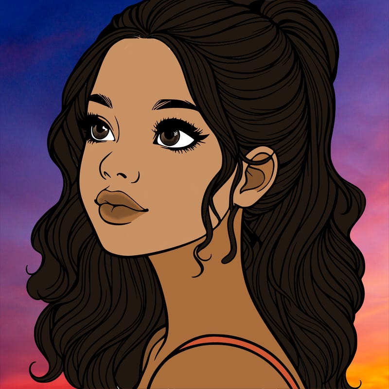 beautiful realistic girl