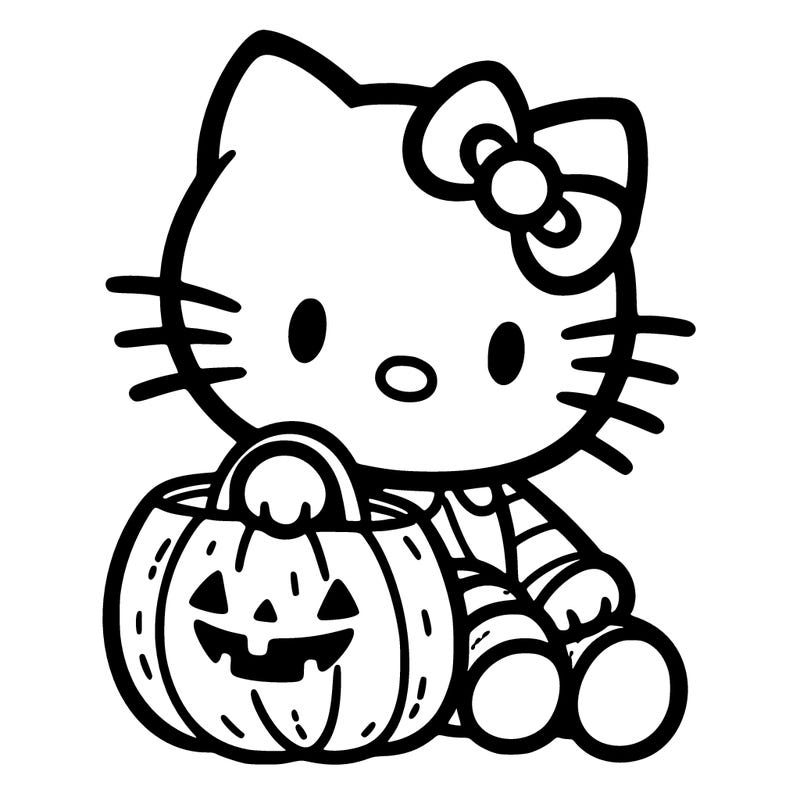 cute hard hello kitty halloween