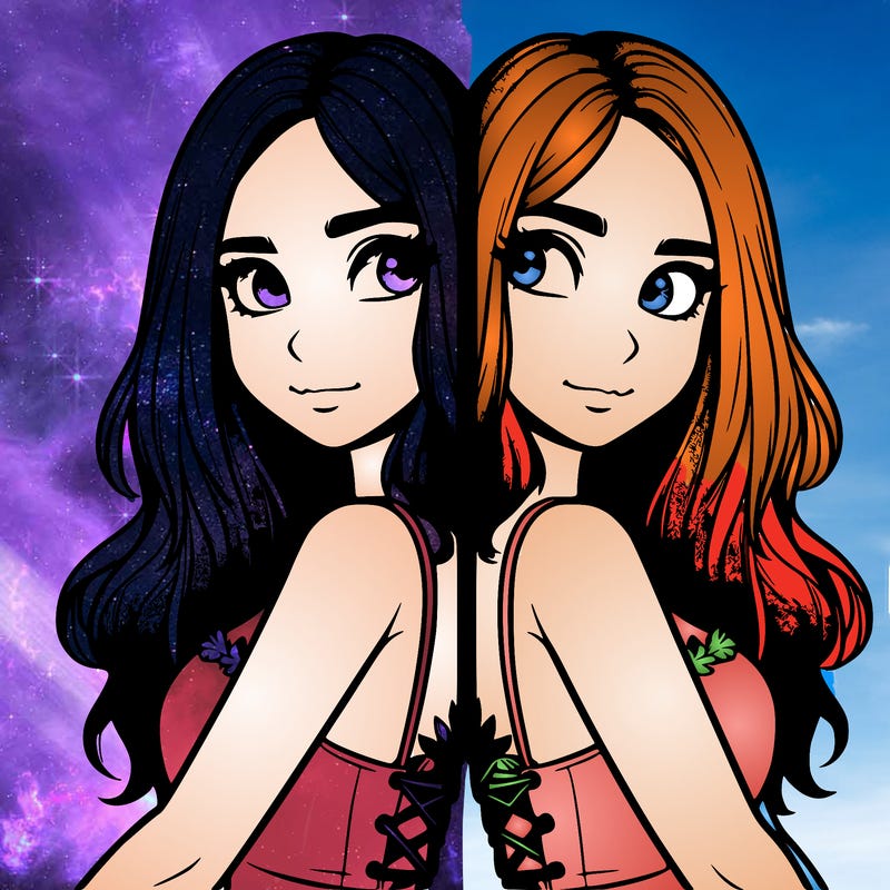 a realistic girl split