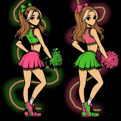 realistic cheerleader