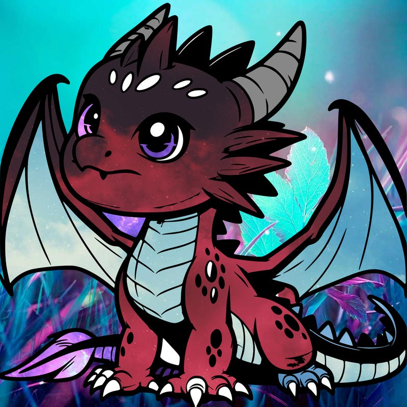fierce baby night dragon