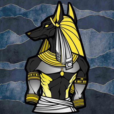 anubis in human form