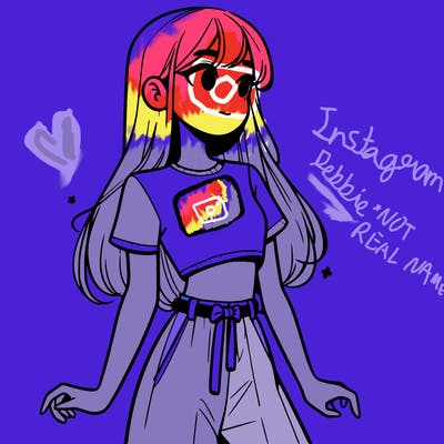 girl in a cute crop top