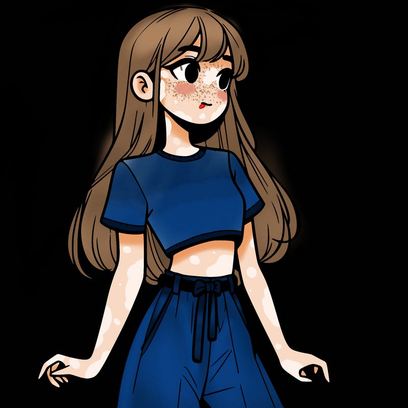 girl in a cute crop top