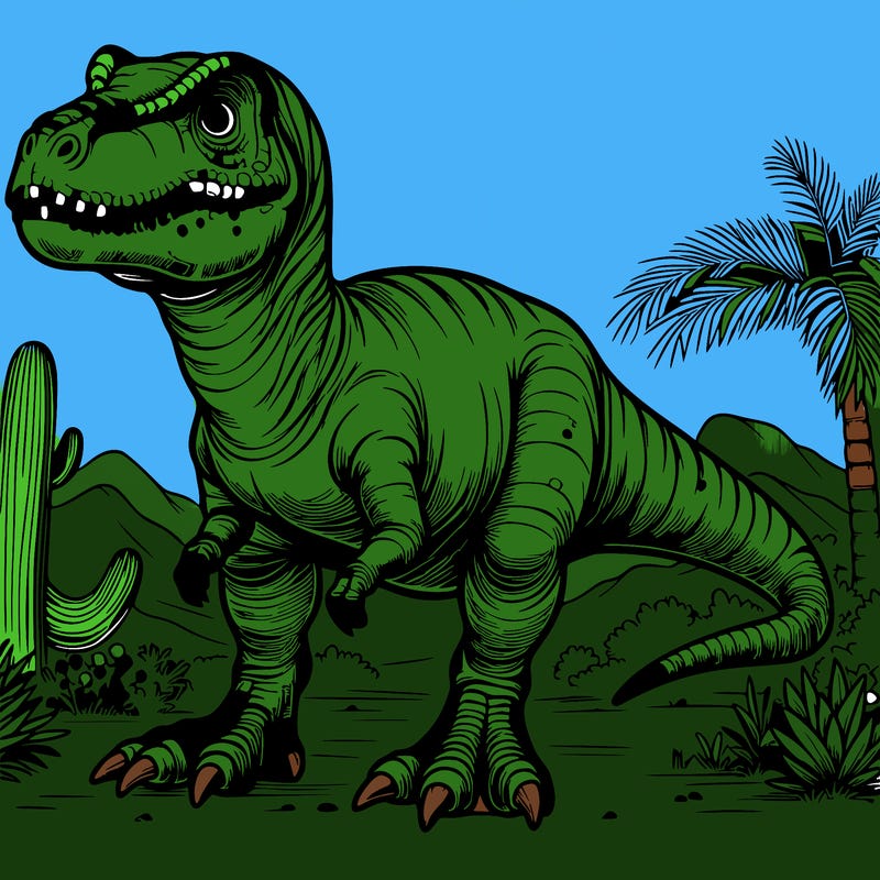 realistic dinosaur